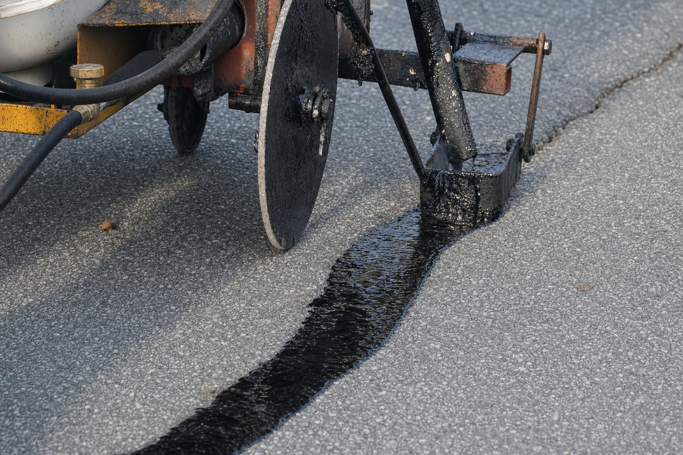 Asphalt crack sealing in Ventura, CA